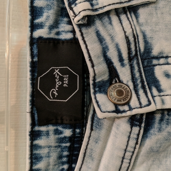 Project X Paris Men's Distressed Lightwash Jeans Size 32 - Picture 4 of 10